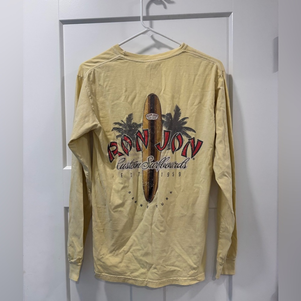 Ron Jon surf shop grand Turk yellow long sleeve